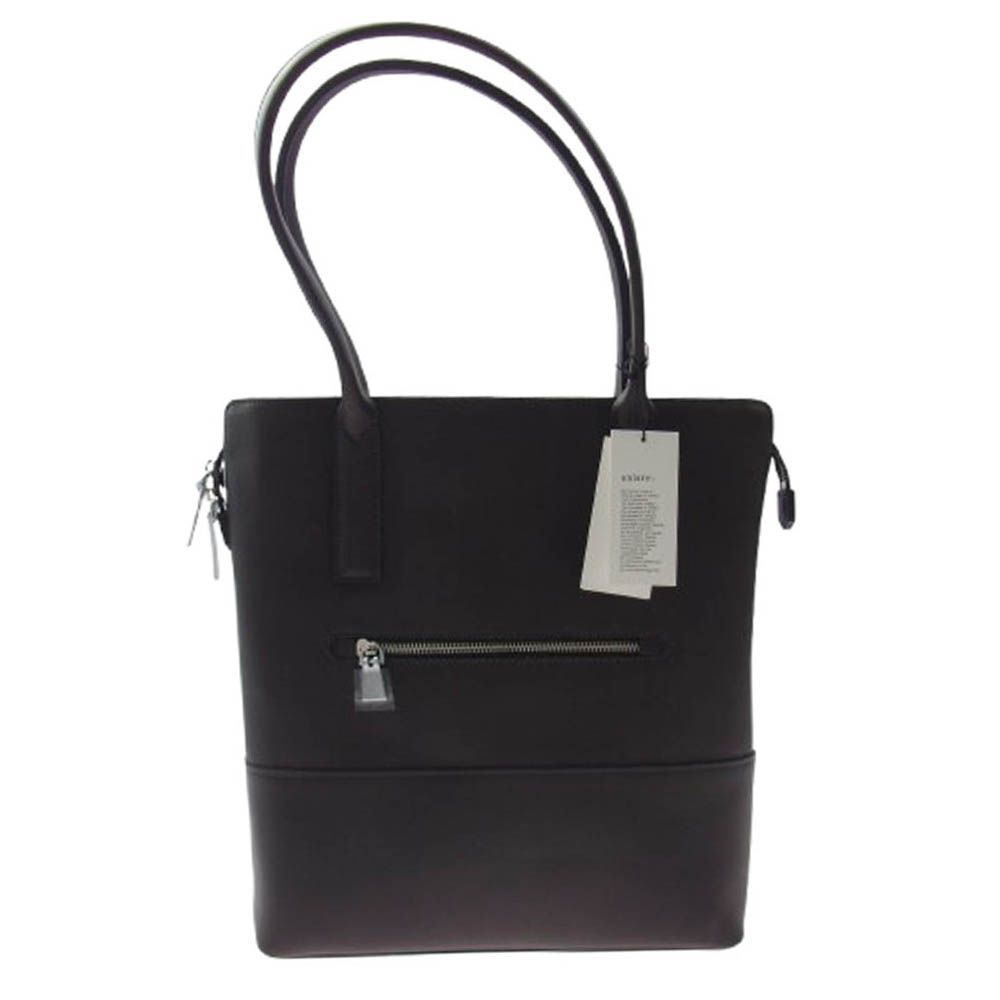 aniary アニアリ 36-02000 Artisan Leather アルティザンレザー トートバッグ チャコール系 新古品 ♥