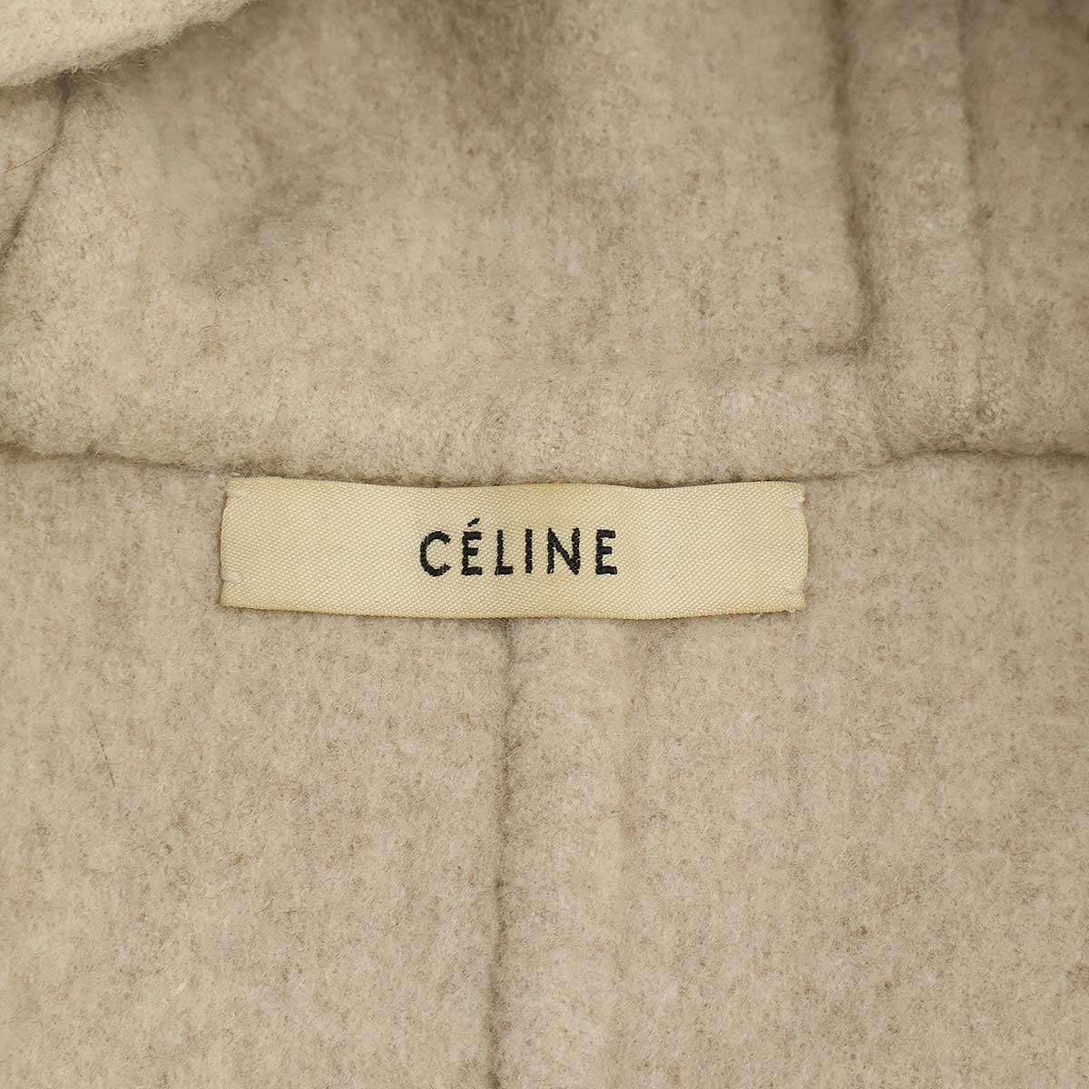 CELINE セリーヌ by Phoebe Philo カシミヤフーデッドコート CELINE セリーヌ by Phoebe Philo ウールカシミヤフーデッド