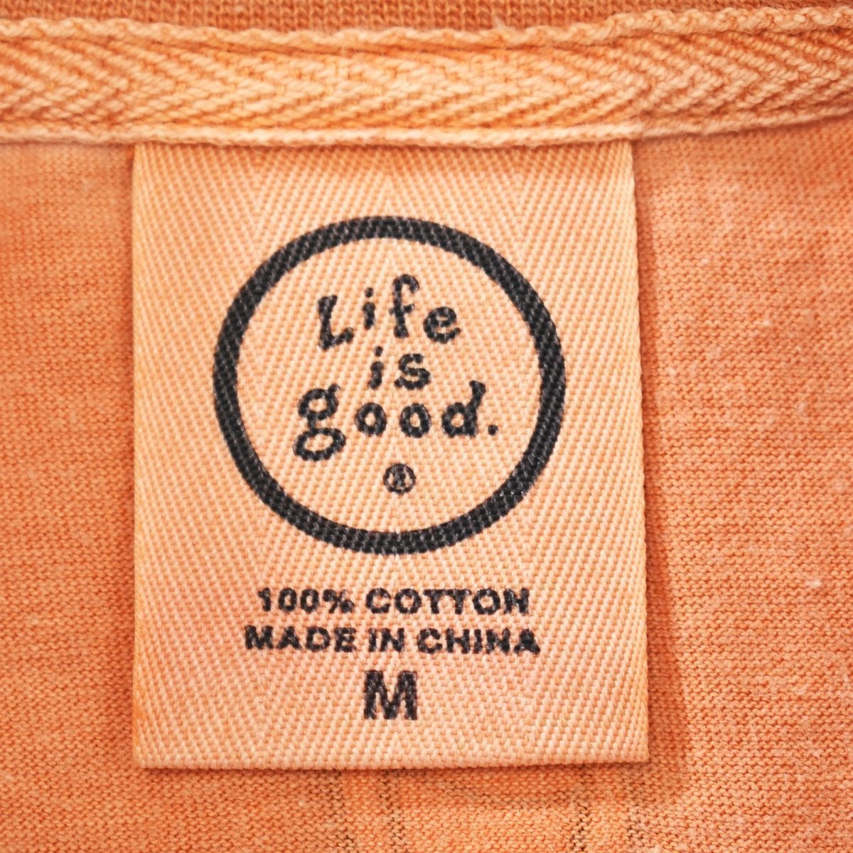後染め】 LIFE IS GOOD ライフイズグッド プリント 半袖 Tシャツ