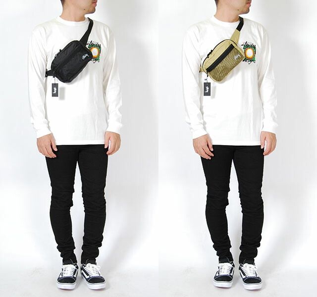 STUSSY ステューシー ボディバッグ ファニーパック ウエストバッグ