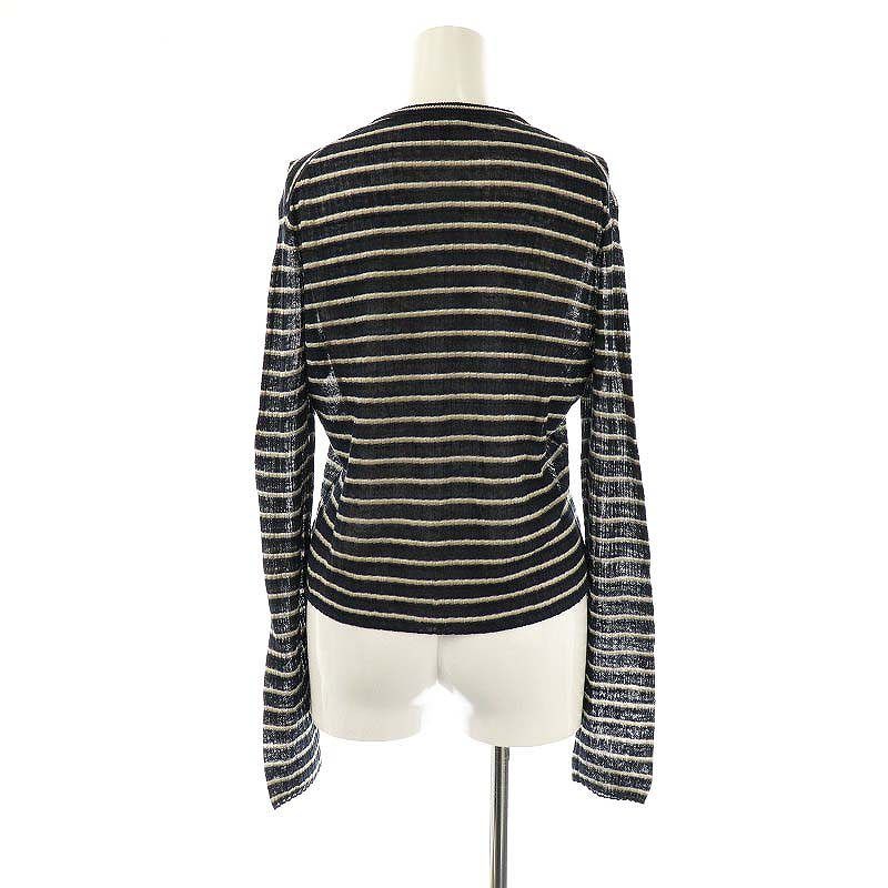 セオリー Theory 25SS ネオ サグ ハーバー クロップド カーディガン Neo Sag Harbor Cropped Cardigan S 紺 ネイビー セオリー Theory 25SS ネオ サグ ハーバー クロップド