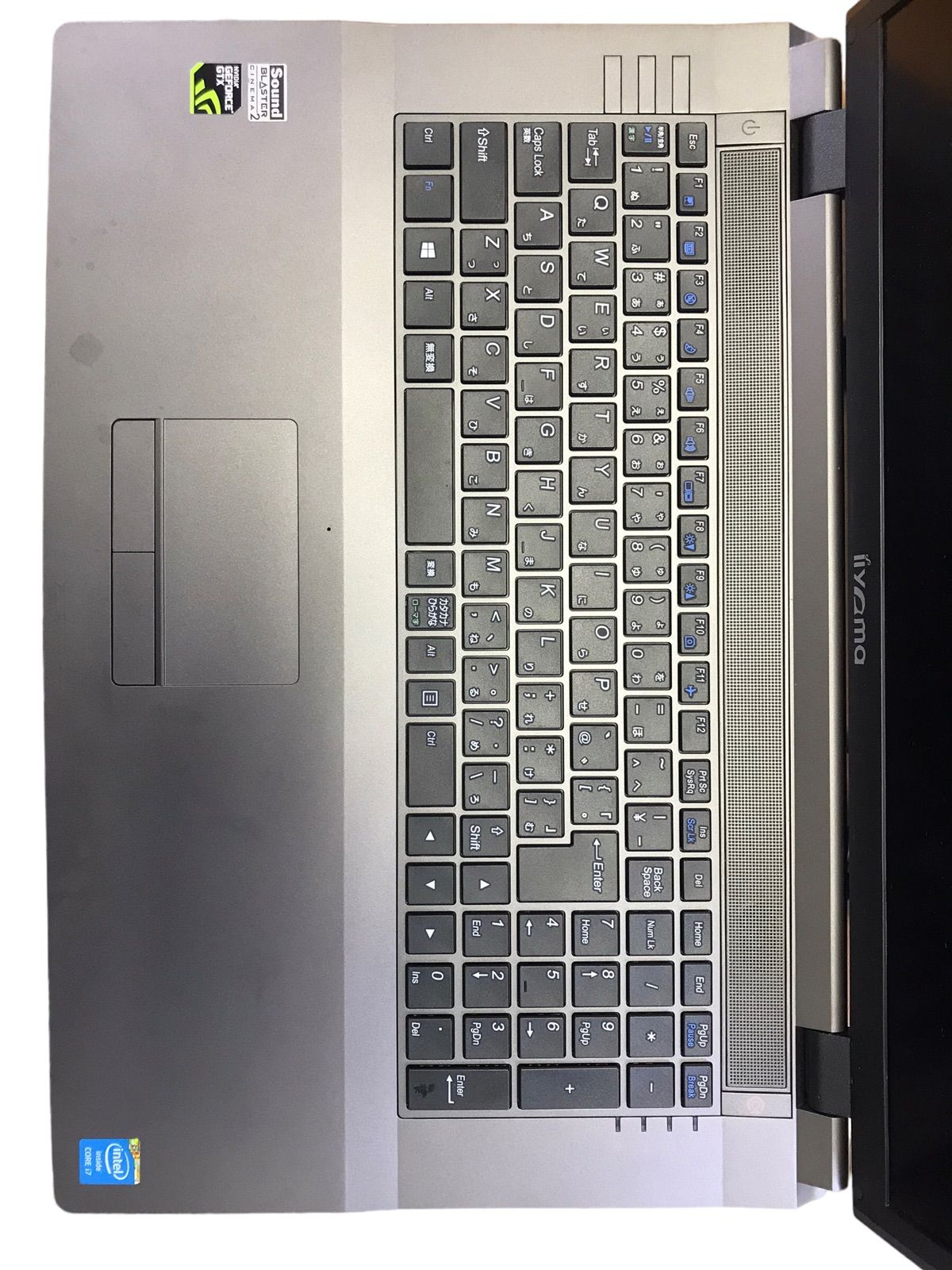 【中古】iiyama W370SS/プロセッサーCore i7-4710MQ CPU@2.50GHz/メモリ16GB/ストレージ無し/BIOS確認済み/管理番号MP6