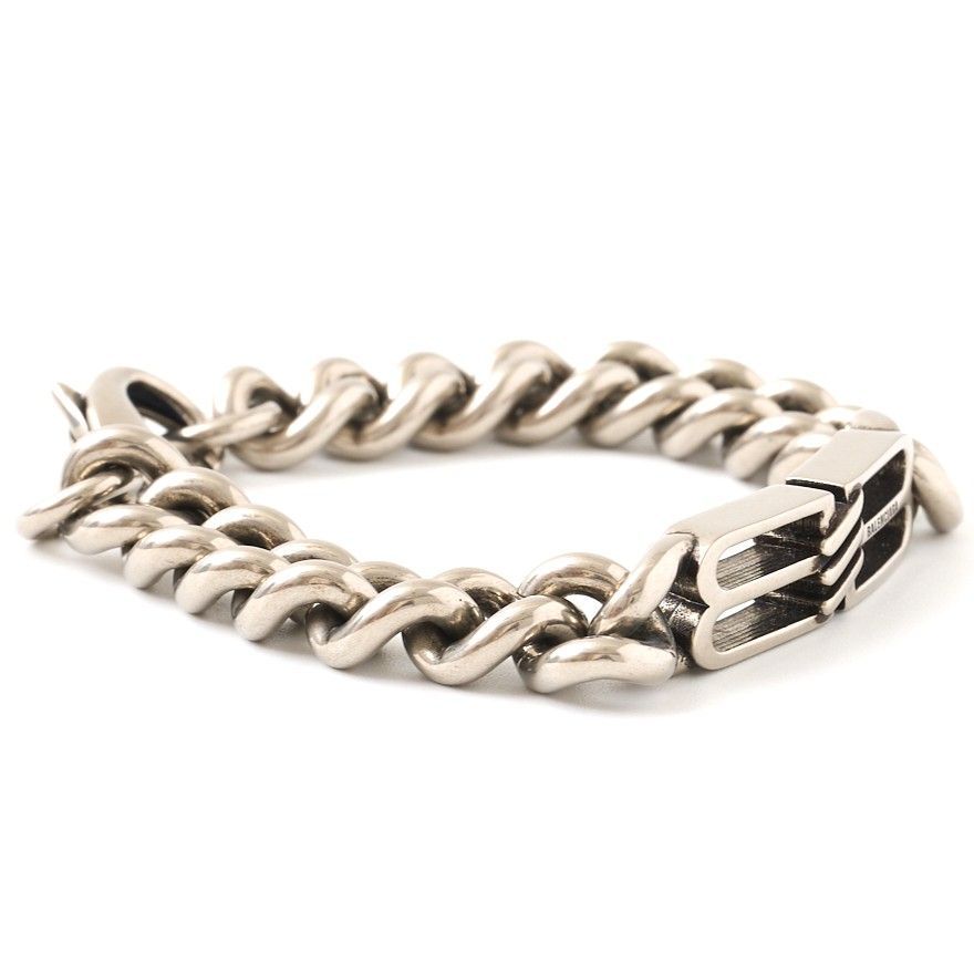 BALENCIAGA Bバングル BALENCIAGA バレンシアガ Bb Icon Gourmette ブレスレット