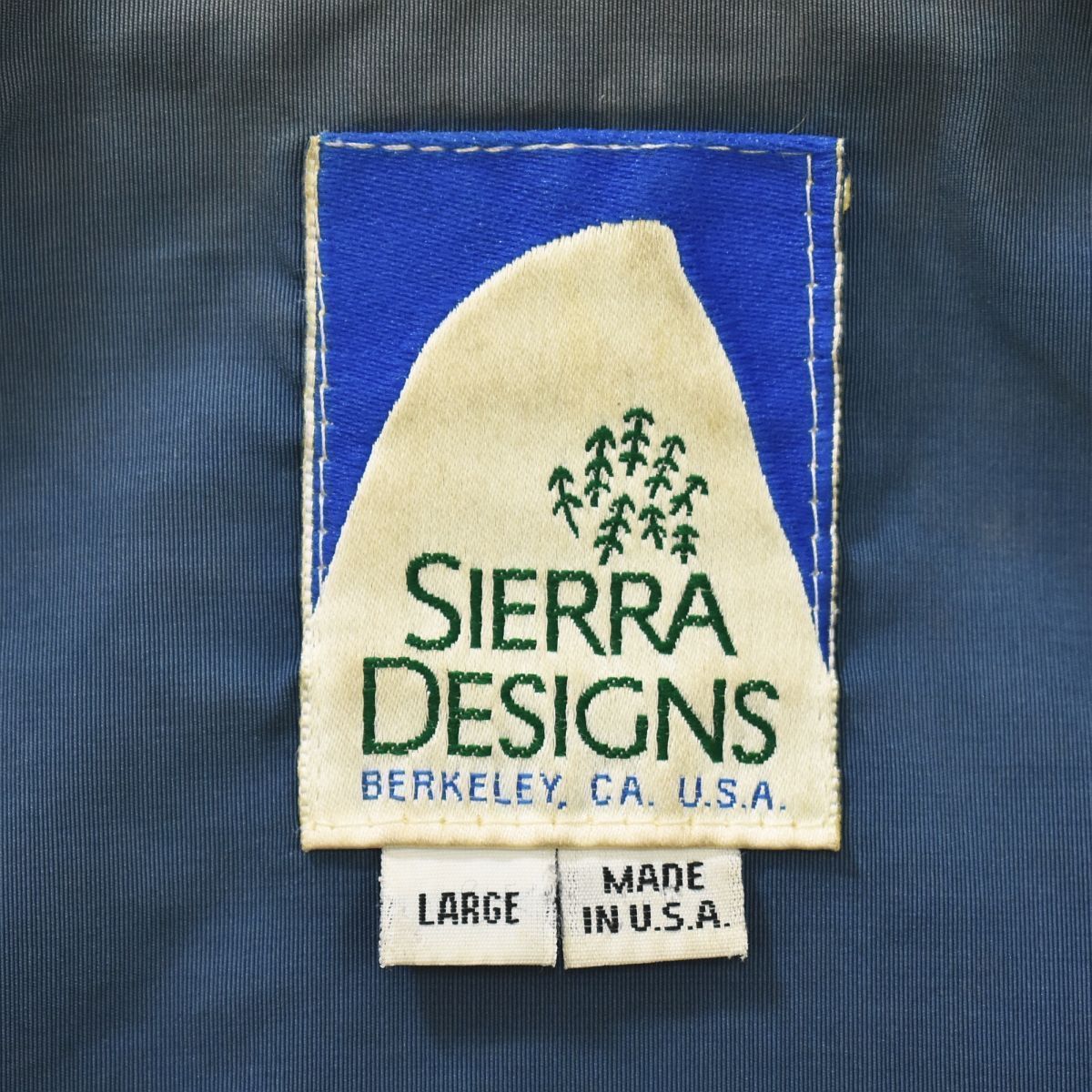 80sヴィンテージ USA製 シエラデザイン SIERRA DESIGNS ロクヨンクロス マウンテンパーカー L ベージュ メンズ