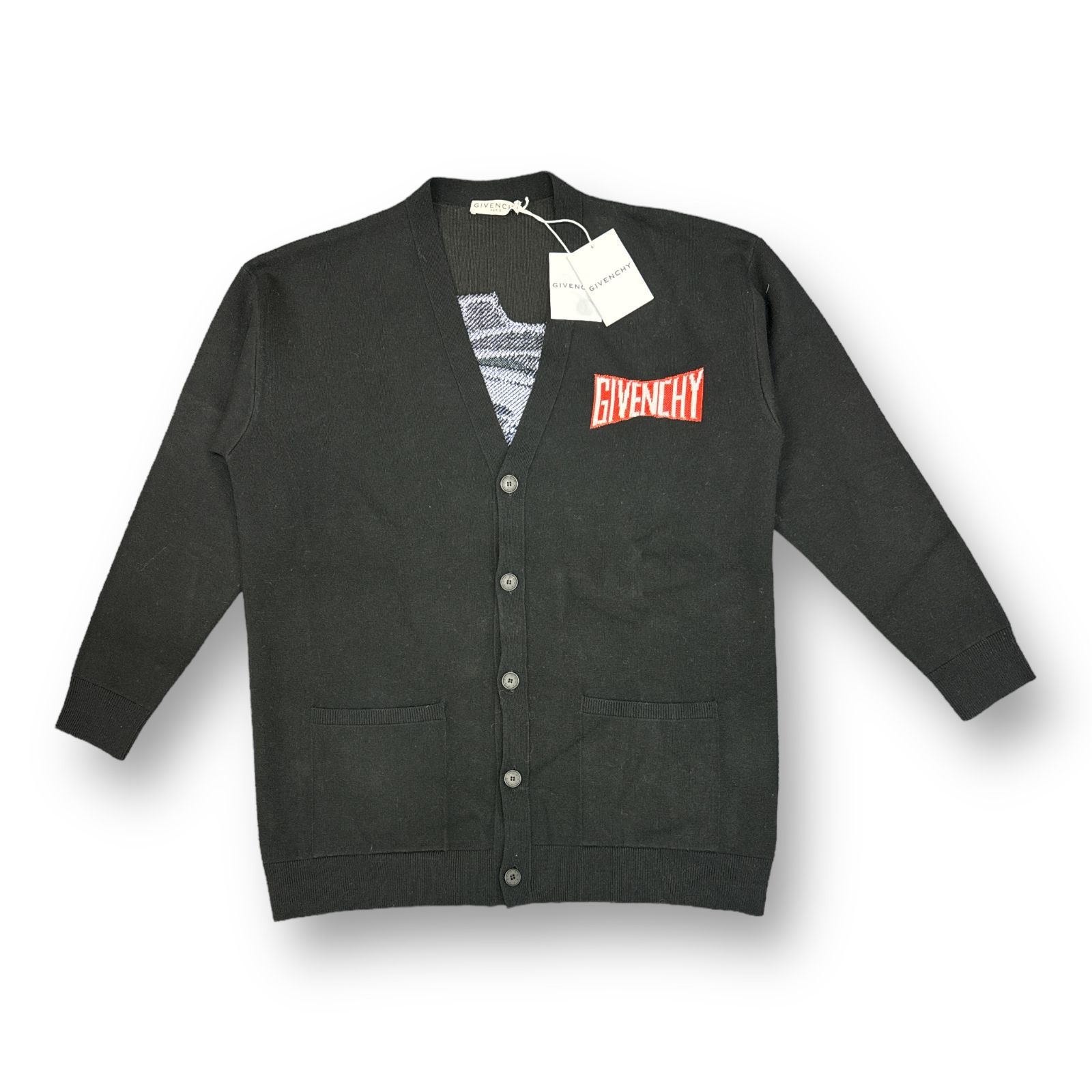 GIVENCHY GENTLEMAN ヴィンテージ麻カーディガン 50サイズ