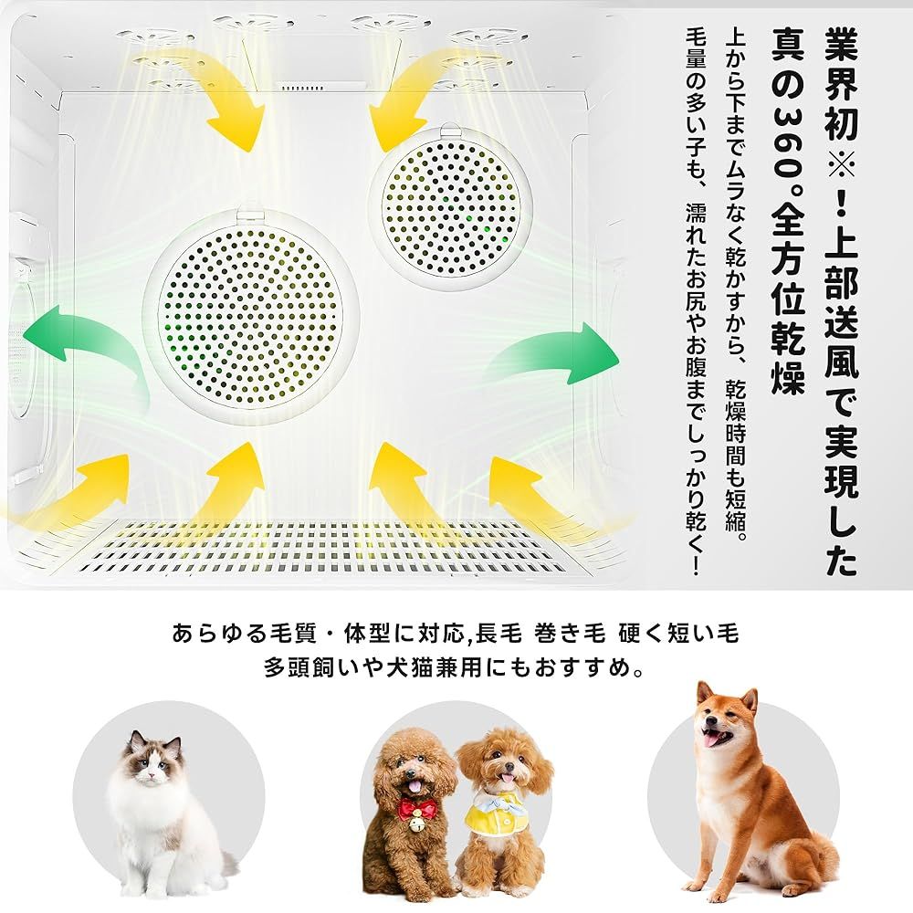 貴重 外箱段ボールにキズ 汚れあり 中身は です Totoro ball ペットドライルーム 自動速乾 33dB静音性 意匠特許登録済み 【最新種類】