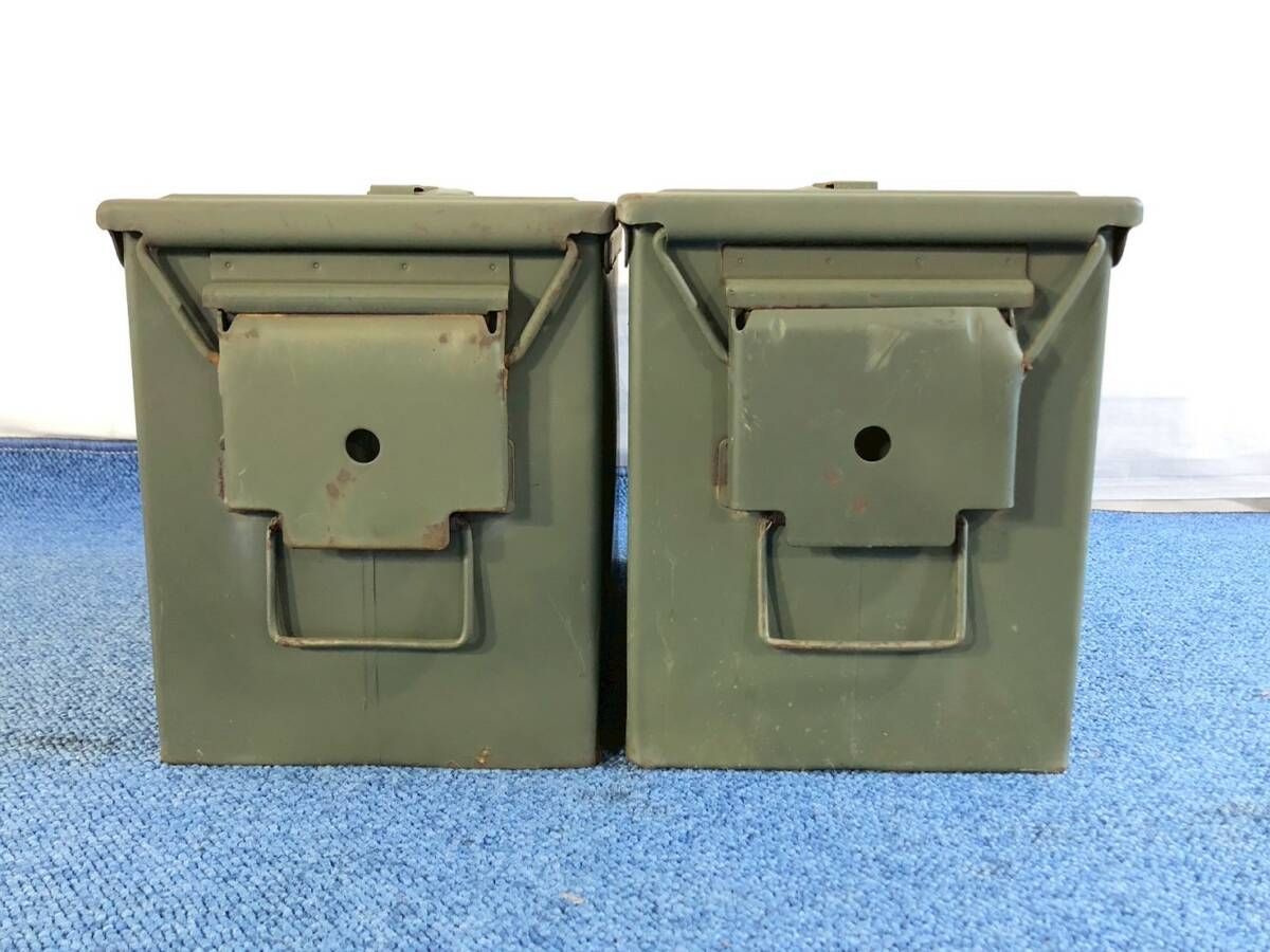 希少！　米軍放出品　ヴィンテージ　アンモボックス　スチール製　2個セット 楽天市場】米軍 実物 アンモボックスの通販