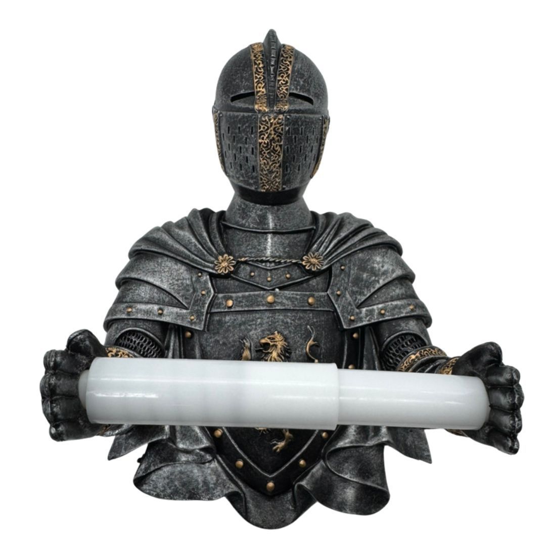 騎士 鎧 トイレホルダー エレガント トイレットペーパー ホルダー アンティーク おしゃれ ペーパー