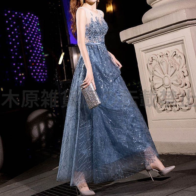 カラードレス 青