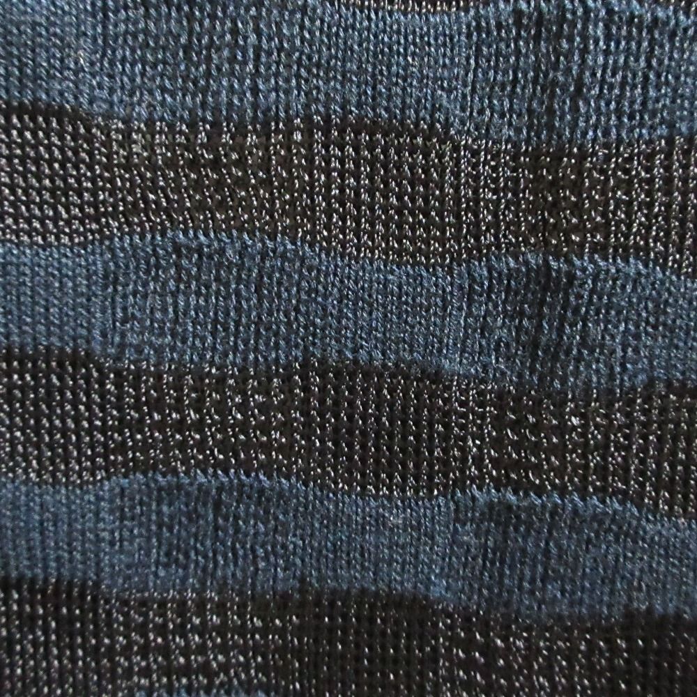 美品 MISSONI ミッソーニ ボーダー柄 長袖 Vネック ニットカーディガン サイズ42 ブラック×ネイビー レディース 古着 中古 美品 MISSONI ミッソーニ ボーダー柄 長袖 Vネック ニット