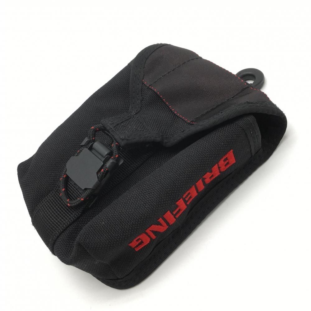 BRIEFING ゴルフ用レーザー距離計 ブラック ポーチ カラビナ付き BRIEFING ゴルフ用レーザー距離計 ブラック ポーチ カラビナ付き