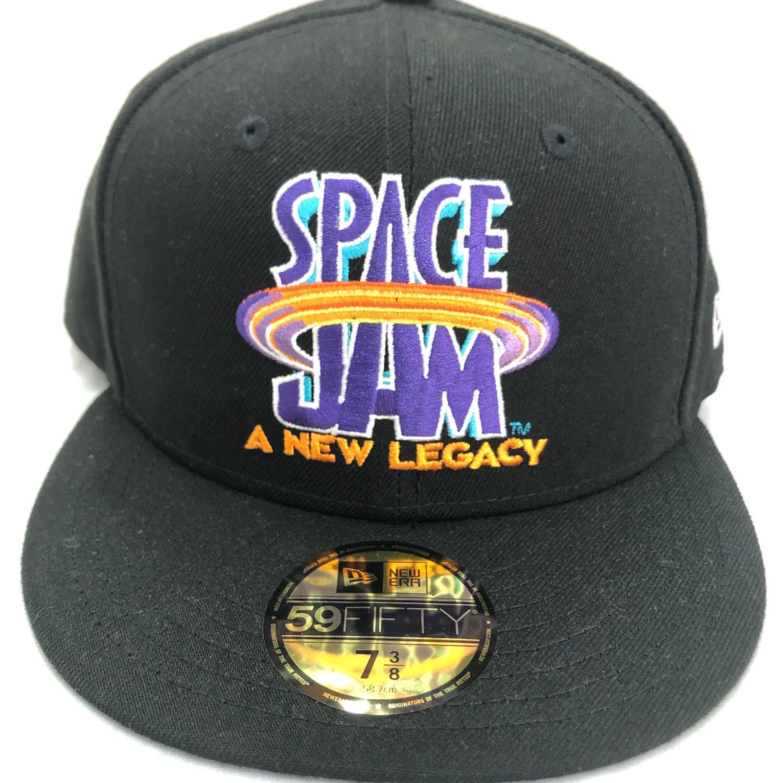 NEW ERA×SPACE JAM コラボ キャップ 7 3/8 ブラック ニューエラ