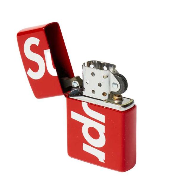 並行輸入 Supreme シュプリーム 21SS Logo Zippo ロゴジッポ ライター レッド WWW_SUPERTOOLSSHOP_NL