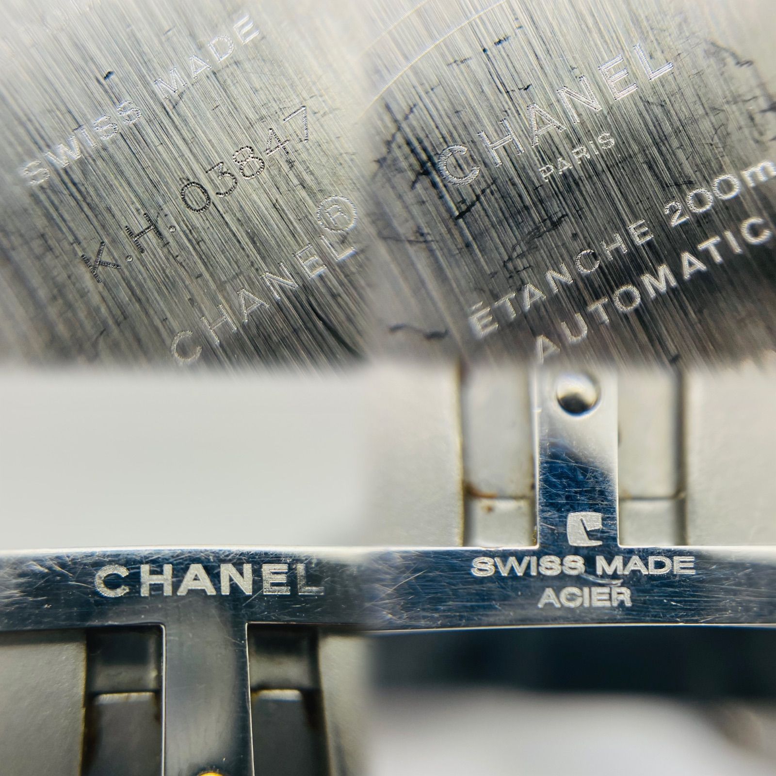 美品✨CHANEL シャネル J12 H0684 38mm セラミック ラバーベルト