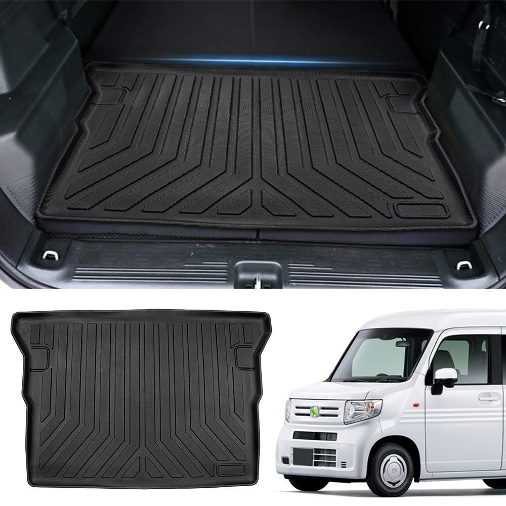 ブラックホンダ N-VANラゲッジマットフロントマット jj1 Nバン マット jj1 ブラックホンダ N-VANラゲッジマットフロントマット