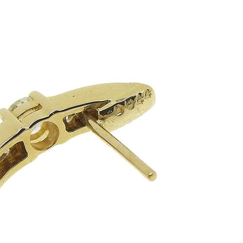 パヴェダイヤ ピアス ピアス アクセサリー ジュエリー K18