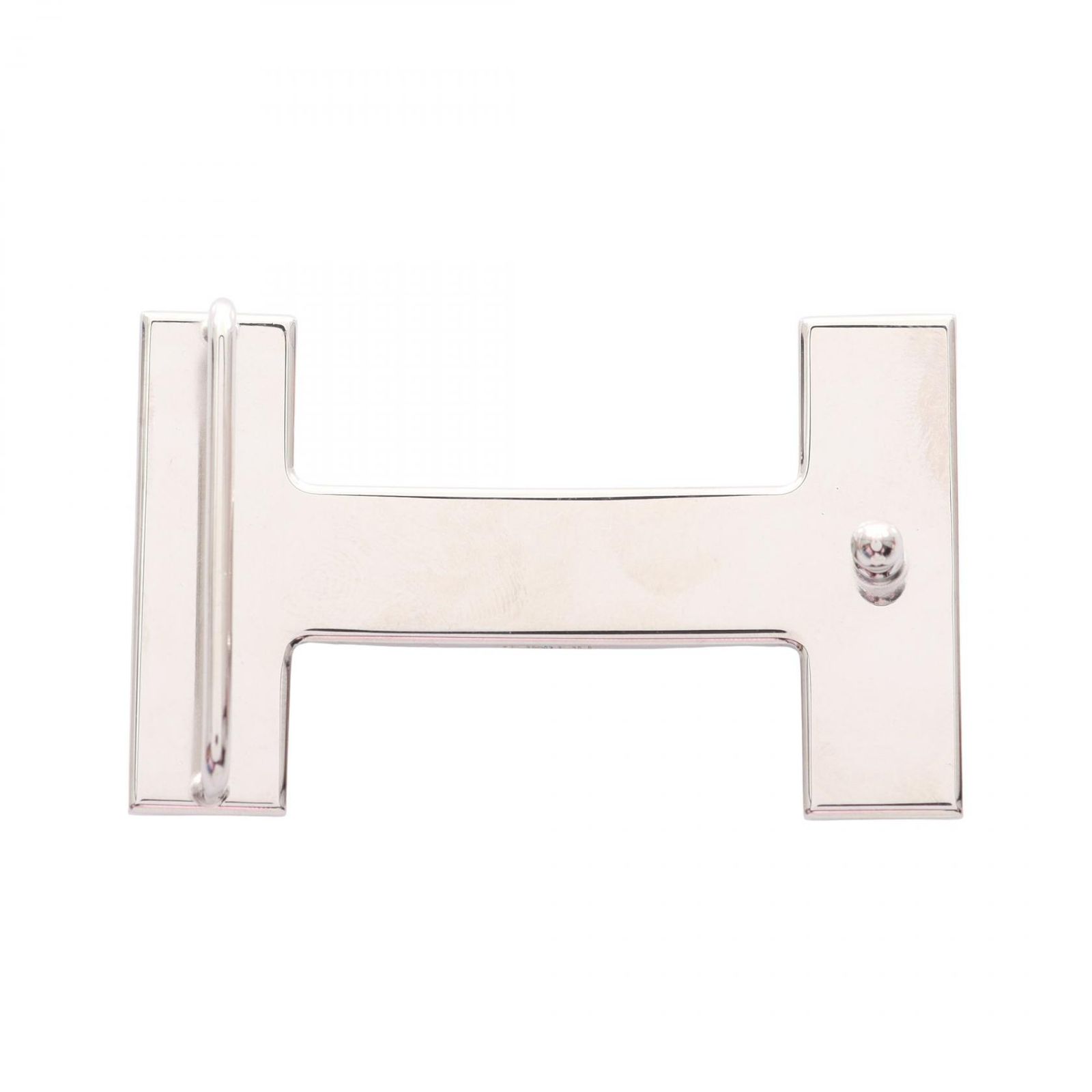 エルメス HERMES Hバックル オレンジ その他 Hバックル ユニセックス Used A