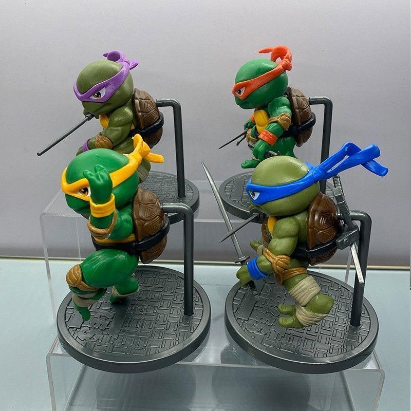 JoyToy ティーンエイジミュータント ニンジャ タートルズ 4体セット ミュータントタートルズ 4体セット フィギュア JoyToy 1/18 ティーン