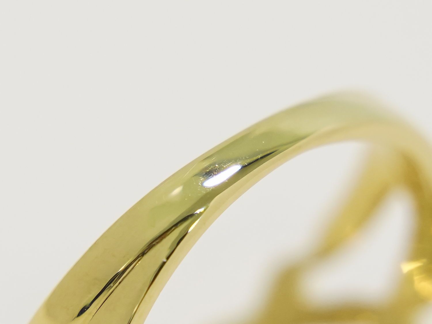 本物 ティファニー TIFFANY &Co. トリプル ラビングハート 750 YG  