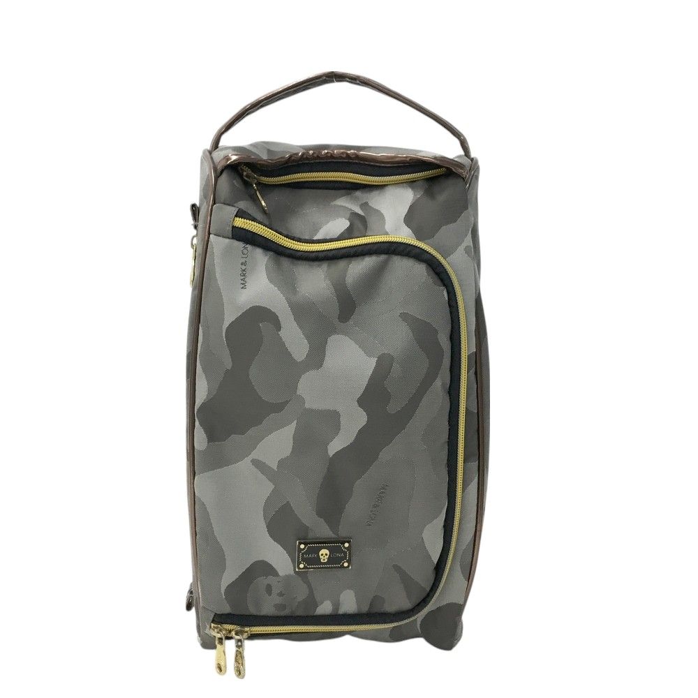 MARK&LONA マークアンドロナ シューズケース スカル カモフラ柄 MARK&LONA マークアンドロナ シューズケース スカル 迷彩 カモフラ柄