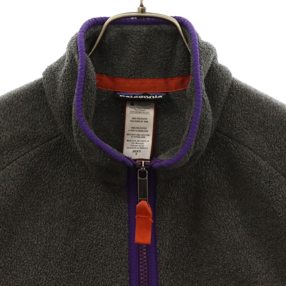 PATAGONIA パタゴニア フロントロゴ パイル地 フリースジャケット グレー 25875FA13 patagonia PATAGONIA パタゴニア フロントロゴ パイル地