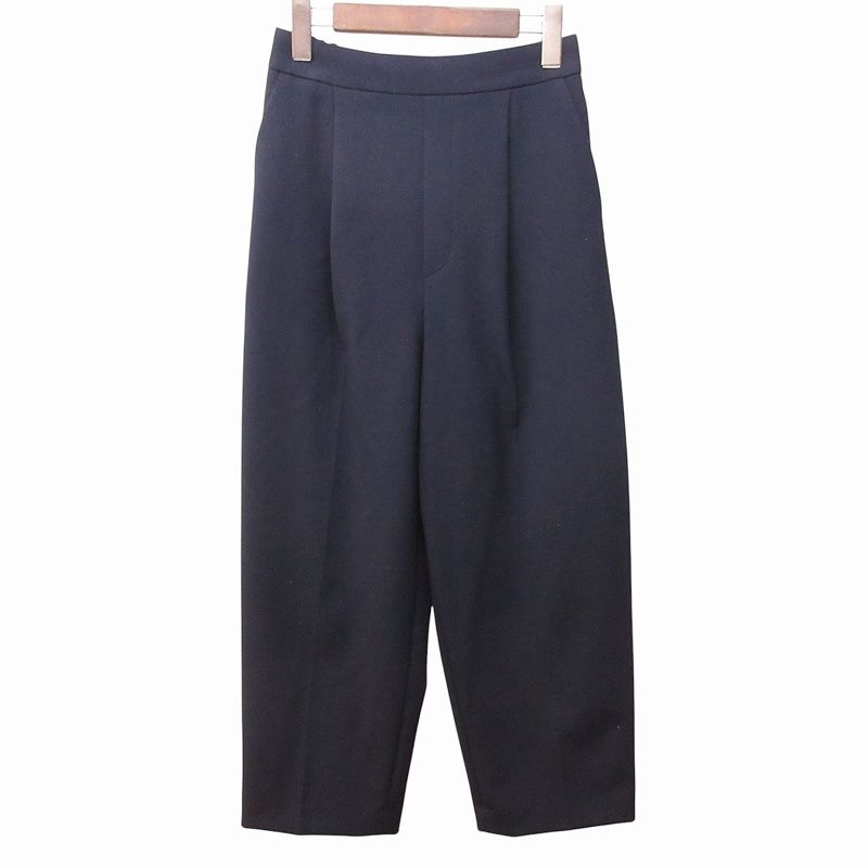 エンフォルド ENFOLD 美品 300DS231-0080 ダブルクロス クロップド
