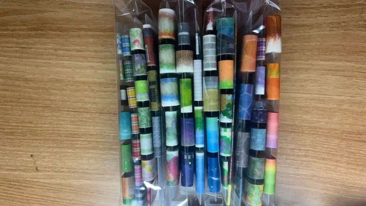 マスキングテープ巻き