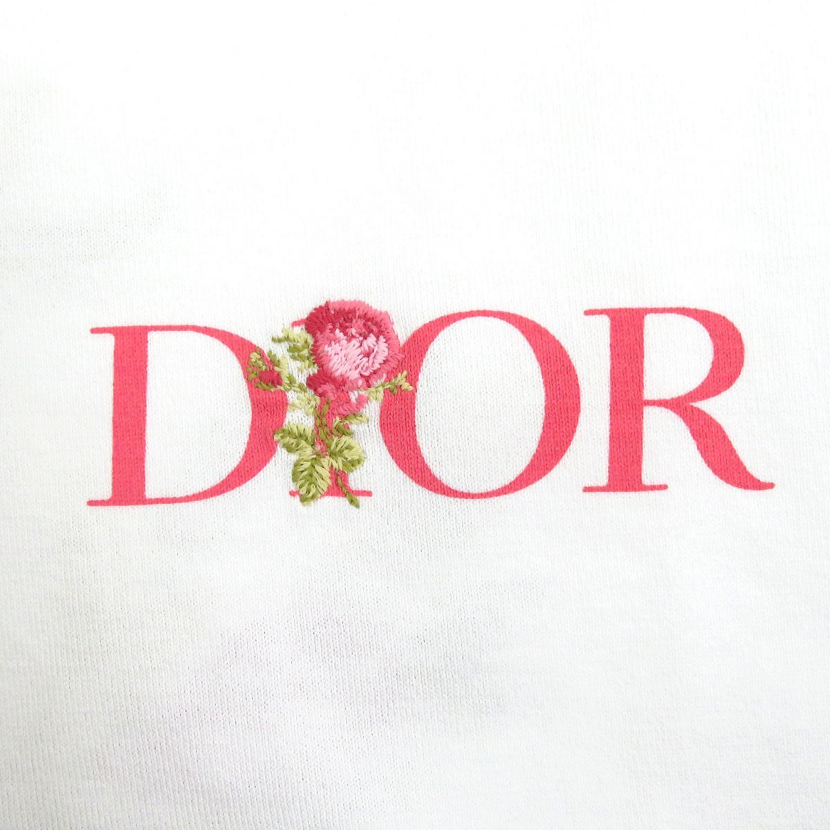 極美品□22AW DIOR/ディオール オム 243J685A0677_C084 ローズ刺繍 