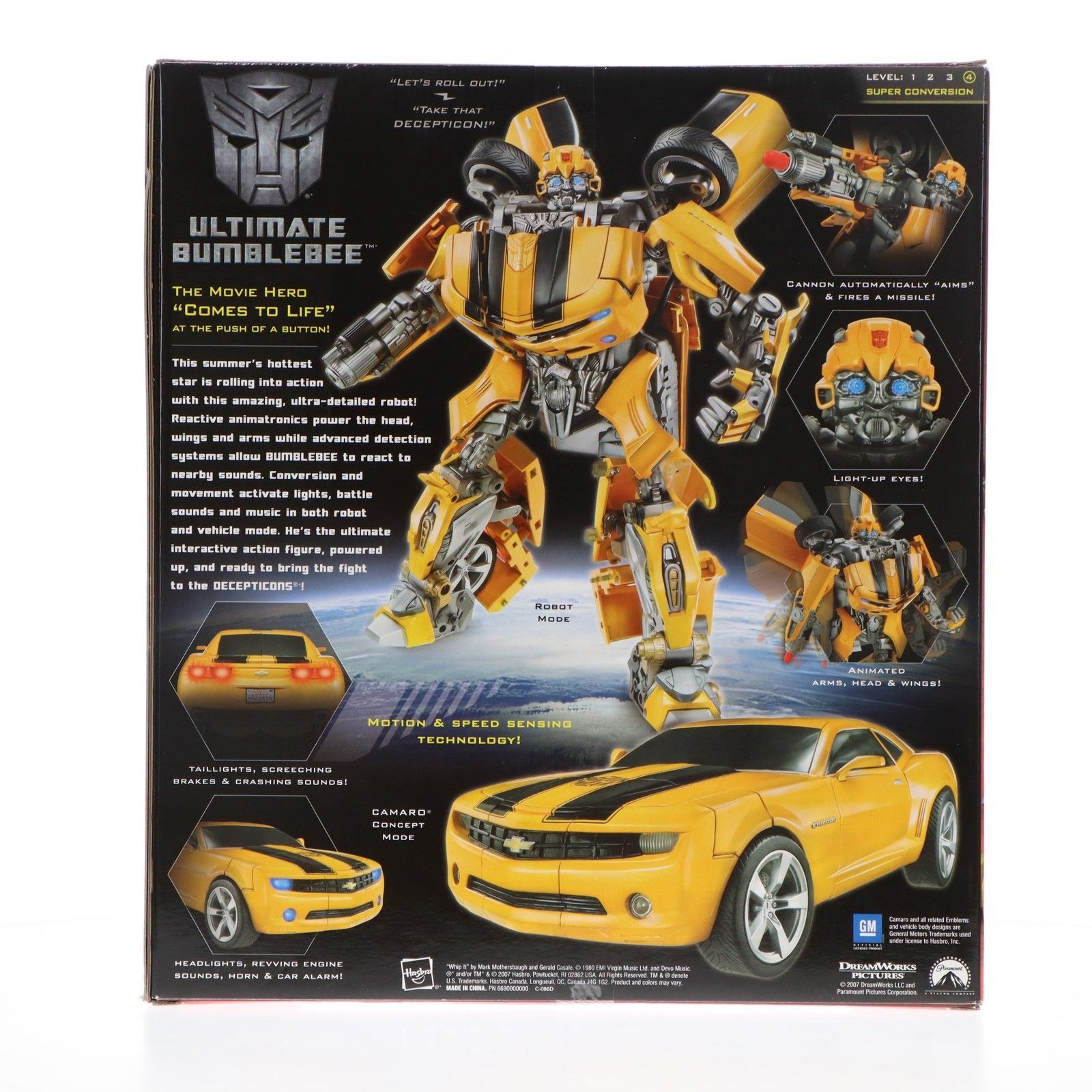 【美品】アルティメット バンブルビー トランスフォーマー トミーダイレクト アルティメット バンブルビー トランスフォーマー 完成トイ