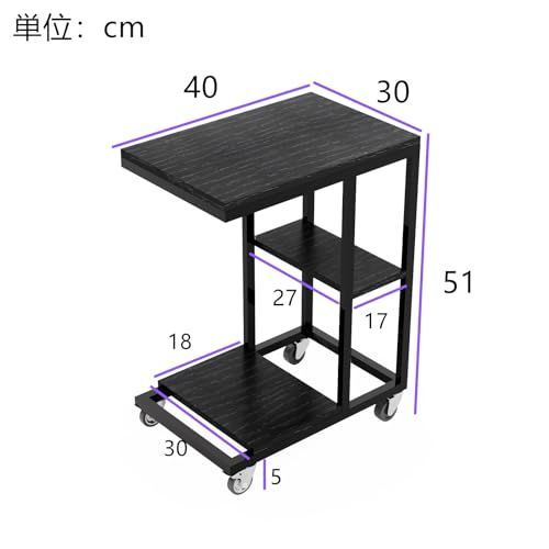 サイドテーブル コの字型ベッド キャスター付き サイドテーブル Amazon｜ZXD サイドテーブル ワゴン キャスター付きコの字型デザイン