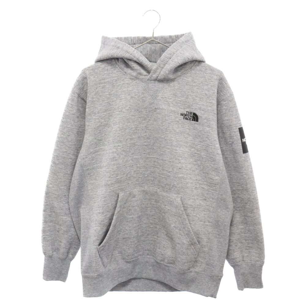 THE NORTH FACE (ザノースフェイス) Square Logo Hoodie スクエアロゴ プルオーバーパーカー フーディー グレー NT61835