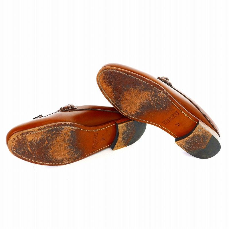 へリュー HEREU フラットシューズ ミュール ローファー レザー