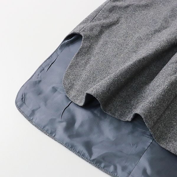 美品 RIKO リコ watagashi blouse 綿菓子ブラウス F/グレー パフスリーブ ウール混【2400013414647】 RICO - 美品 RIKO リコ watagashi blouse 綿菓子ブラウス F/グレー