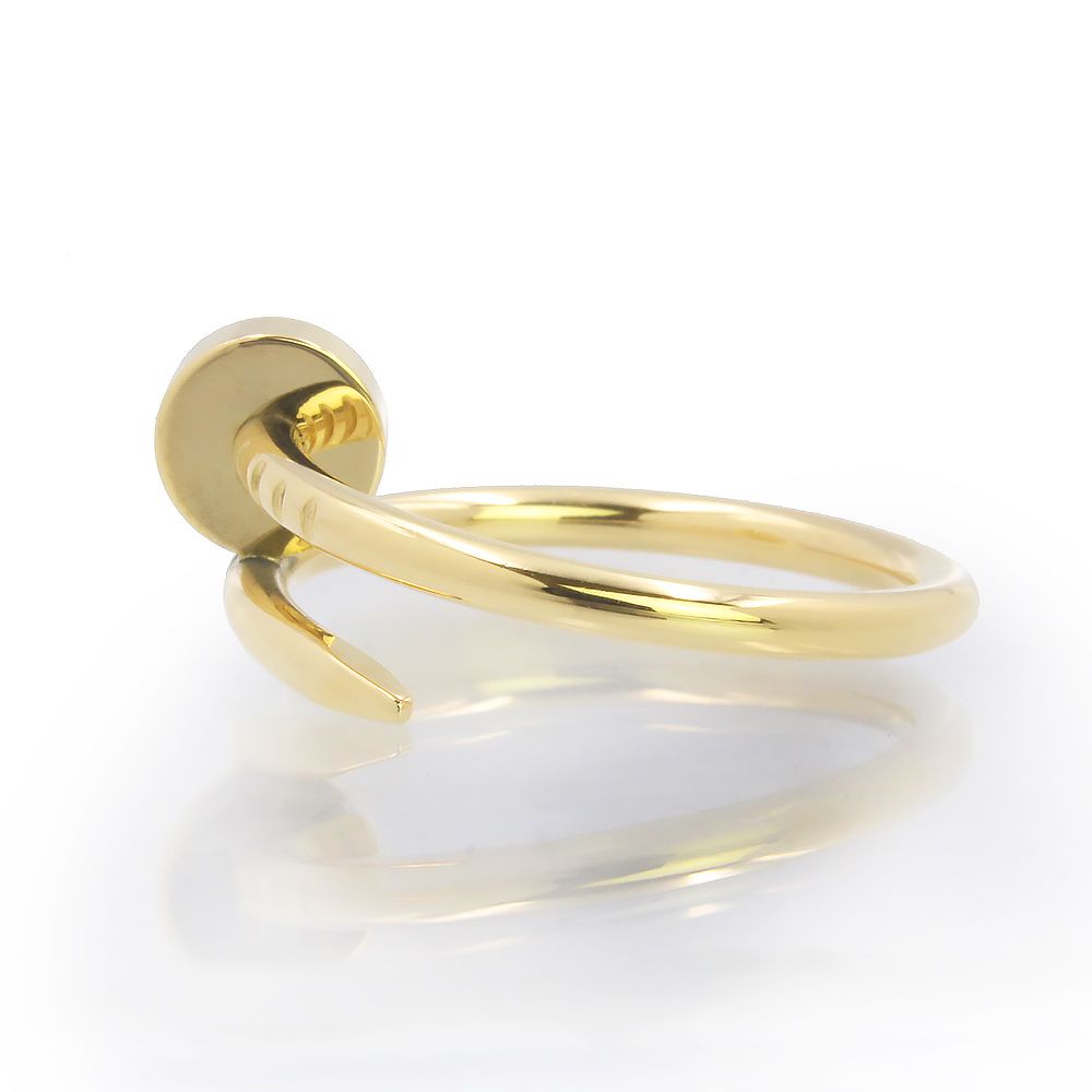 カルティエ スモールモデル ジュスト アン クル リング 指輪 ＃48 8号 K18YG 750 イエローゴールド B4225900 ギャラ 保証書 Cartier FORTGASGNV_COM_BR