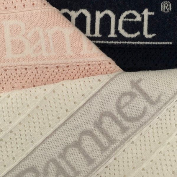 Thebarnnet HelenLogoJacquardKnitTop black white pink - メルカリ