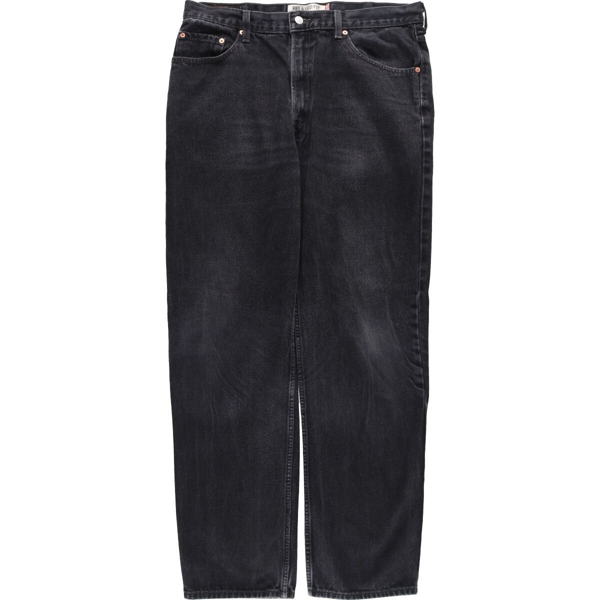 古着 リーバイス Levi's 550 RELAXED FIT ブラックデニム テーパードデニムパンツ メンズw38 /eaa444947 【中古】/eaa444947