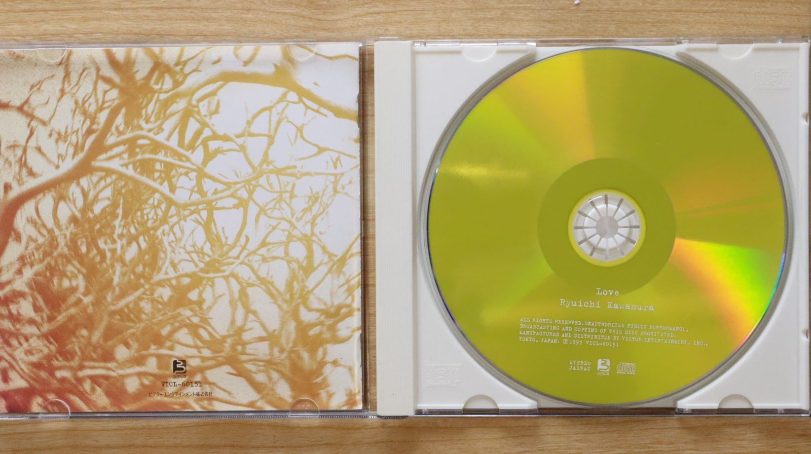 国内盤CD☆河村隆一/Ryuichi Kawamura□ LOVE 【VICL60151