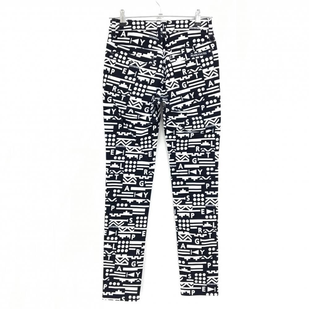 ジーフォア ダウンパンツ ロゴ 総柄 XS ジーフォア ダウンパンツ ロゴ