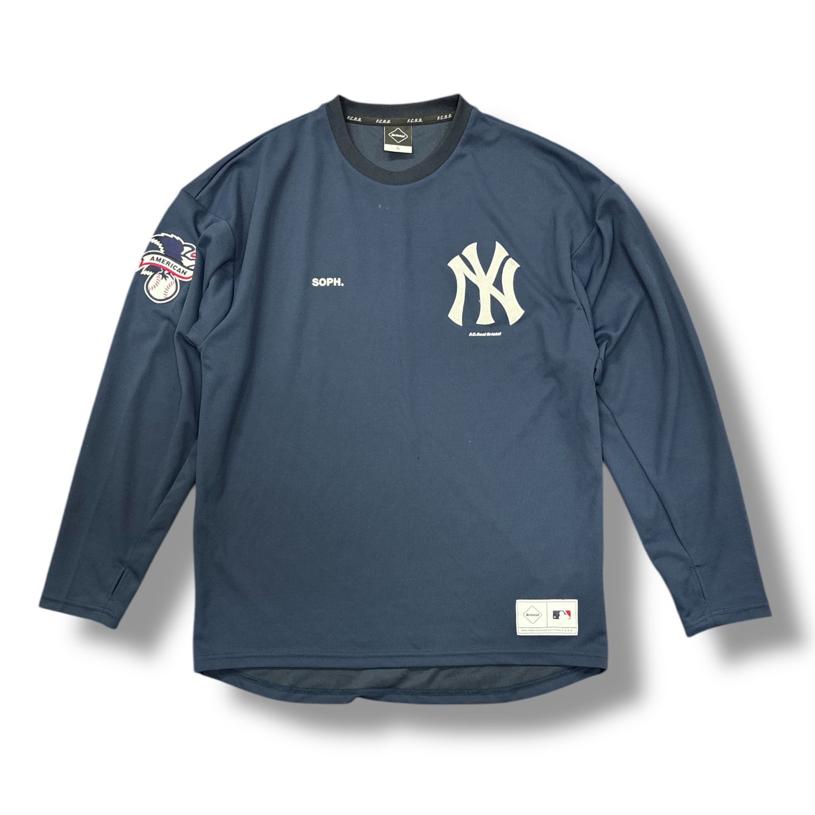 参考上代16500円 F.C.R.B.(F.C.Real Bristol) 21AW MLB TOUR L/S PRE 