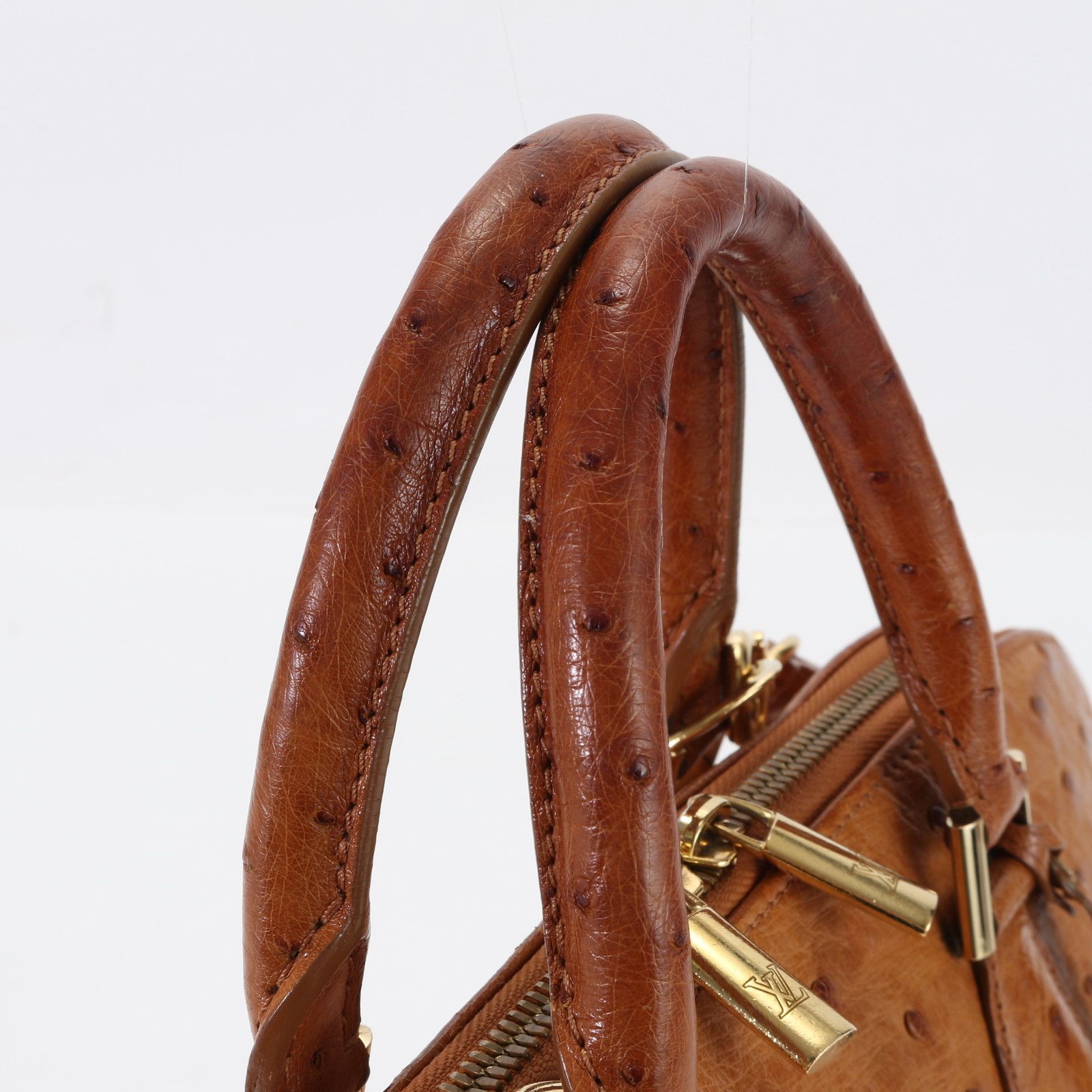 美品 ルイヴィトン アルマ オーストリッチ レザー 2WAY ショルダー  