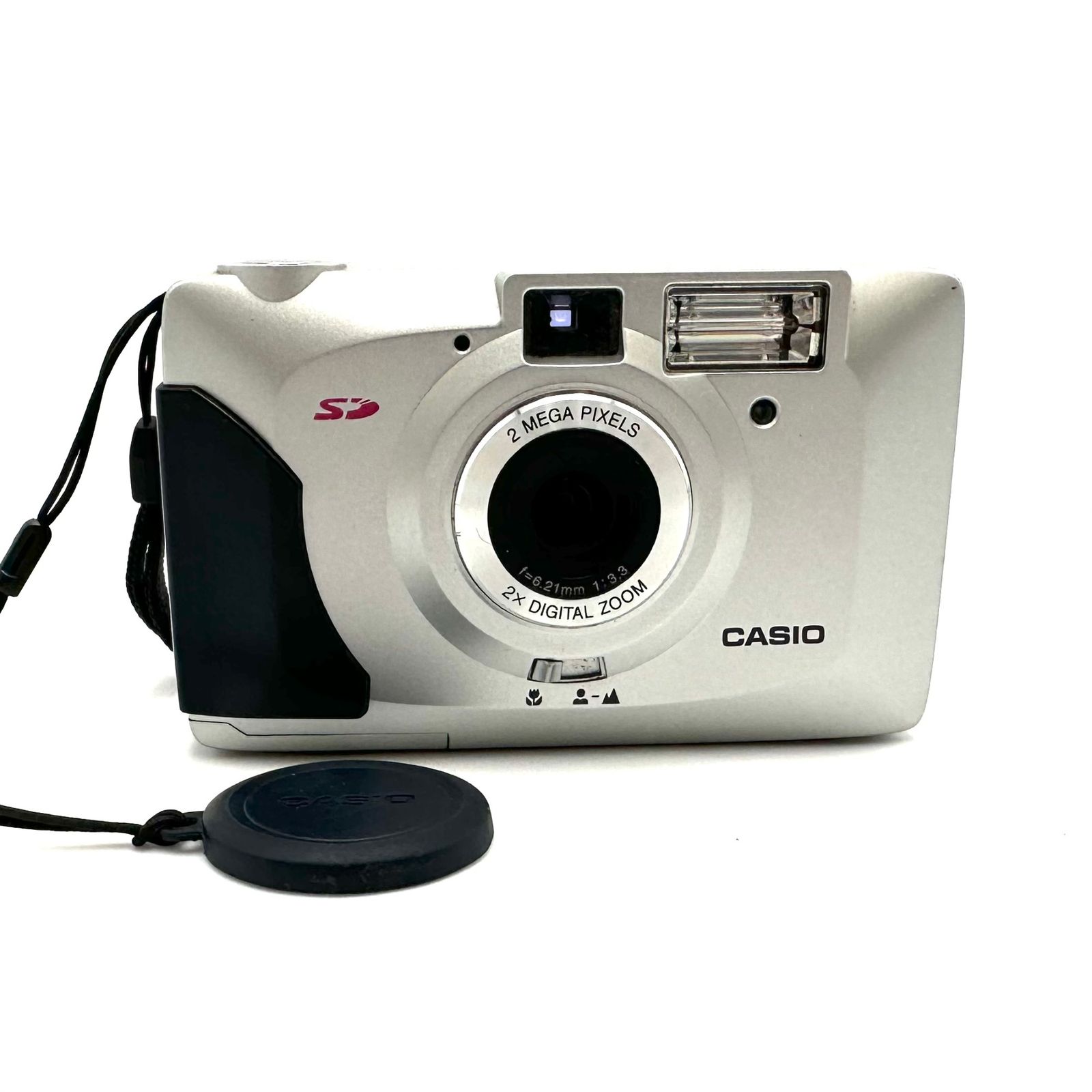 美品】Casio カシオ QV-2100 デジタルカメラ デジカメ コンデジ カメラ 