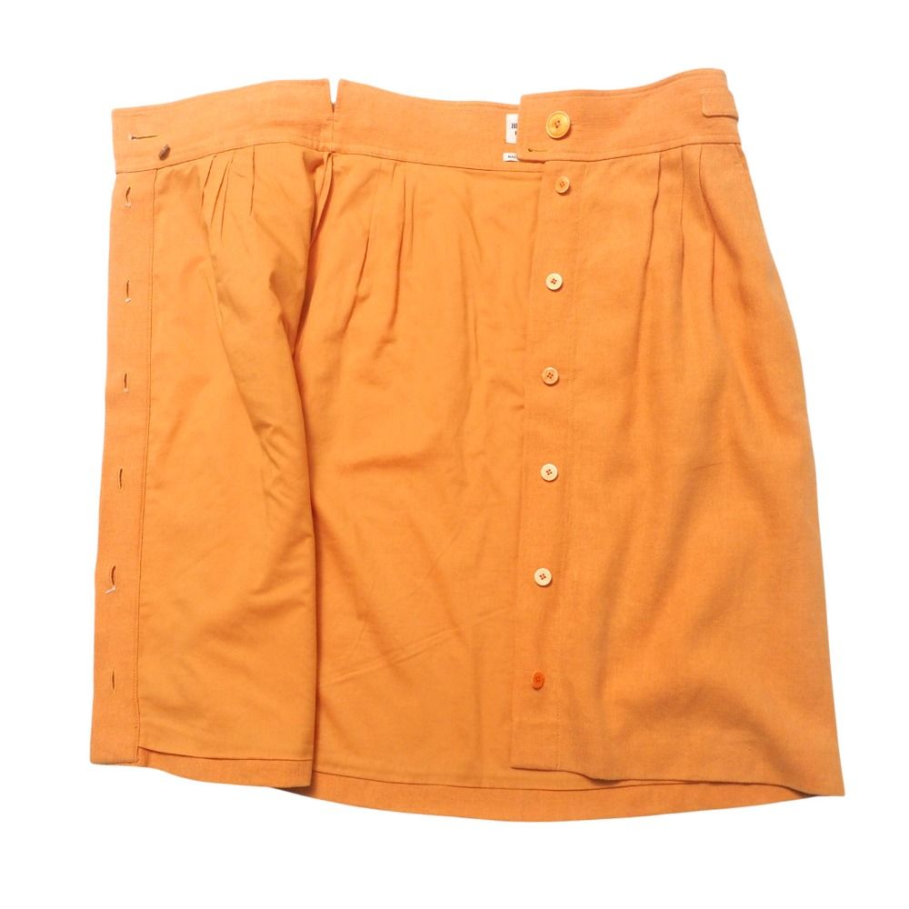 □美品□HERMES エルメス スカート サイズ40 フロントボタン
