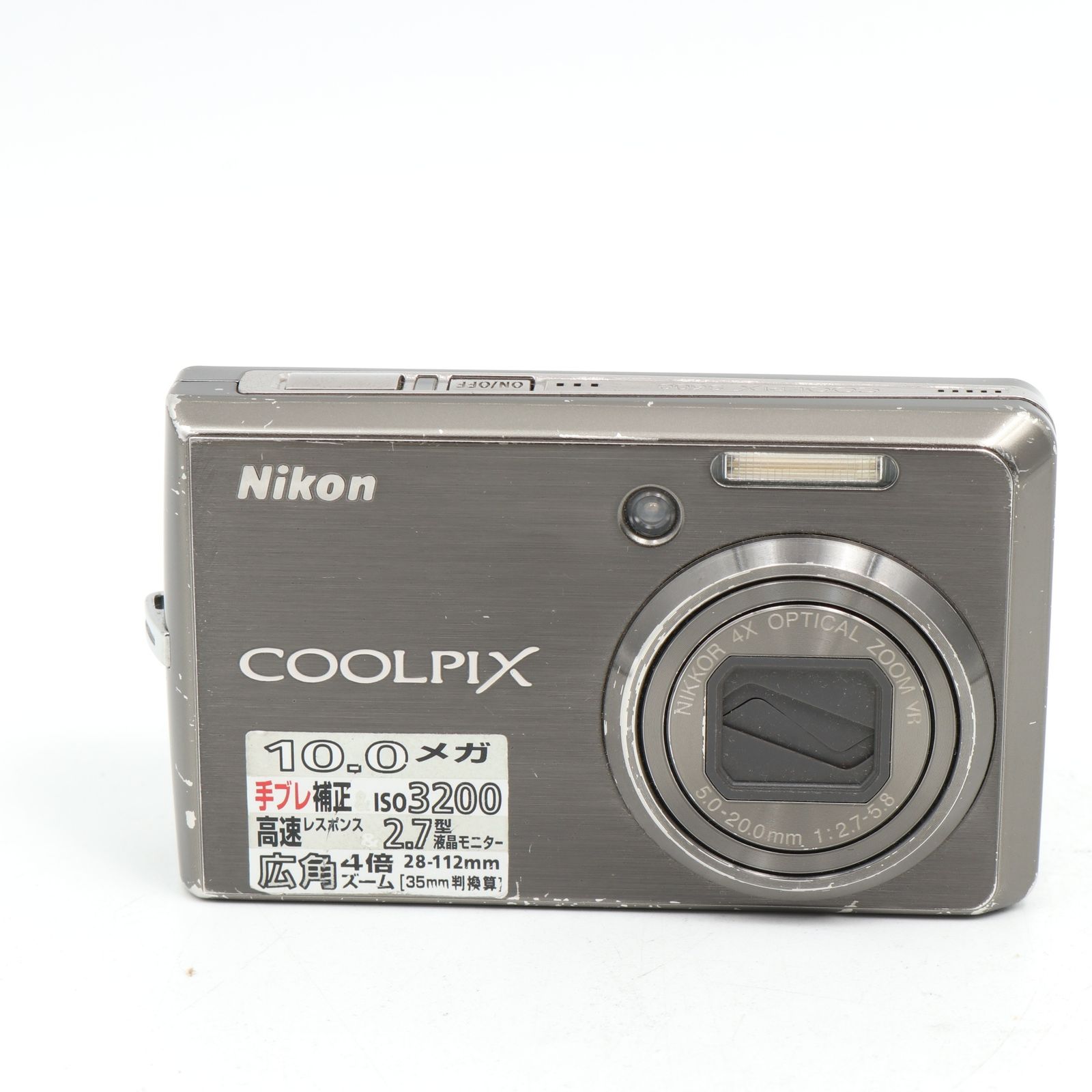 難品】Nikon デジタルカメラ COOLPIX S600 チタンシルバー COOLPIXS600S - メルカリ