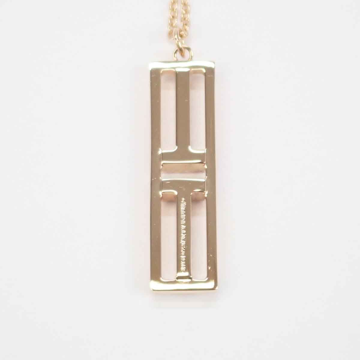 TIFFANY & CO. Tトゥー オープン バーティカル バー ペンダント