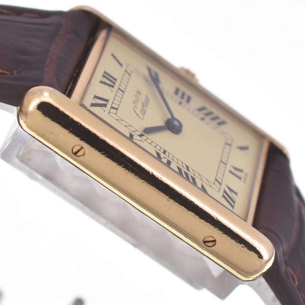 カルティエ CARTIER 590005 マストタンク ヴェルメイユ LM SV925(GP