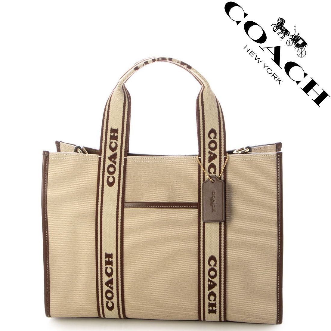 セール中】COACH コーチバッグ CS617 ナチュラルマルチ トートバッグ ショルダーバッグ ハンドバッグ 2WAY スミストート クロスボディー  アウトレット品 新品未使用 - メルカリ