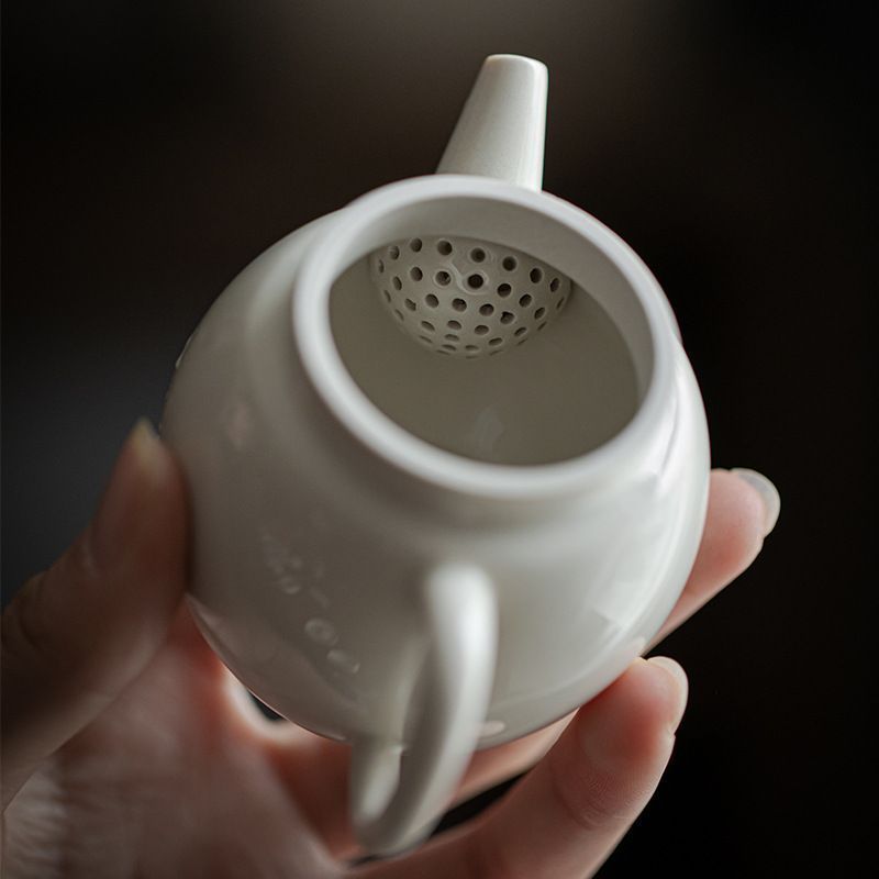 未使用品 祥竜三才蓋碗 茶器 景徳鎮 白磁陶磁 茶碗 湯呑 煎茶道具