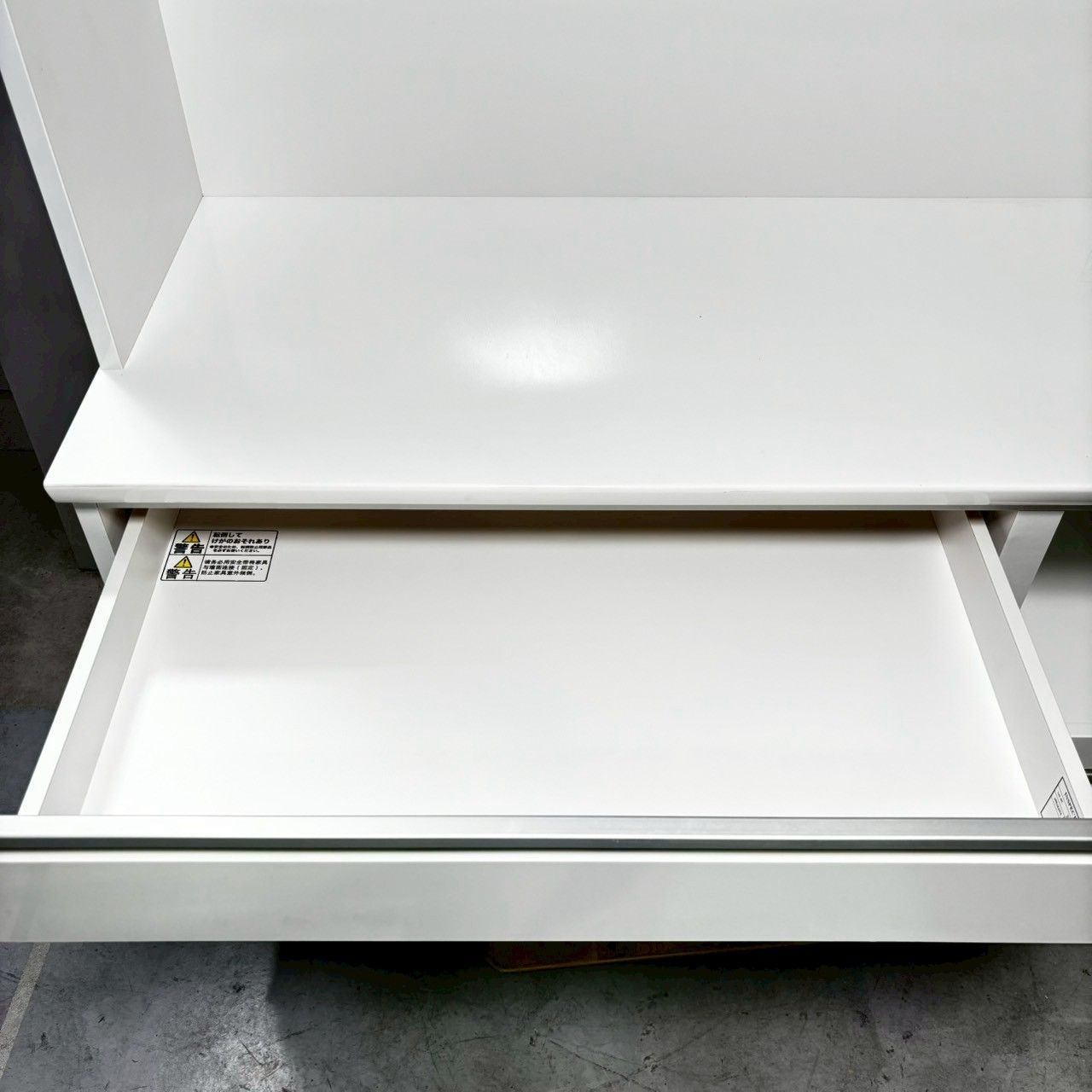 NITORI ニトリ キッチンボード レジューム 横幅120cm ホワイト 配線穴付き NEXPOTALLINN_EU