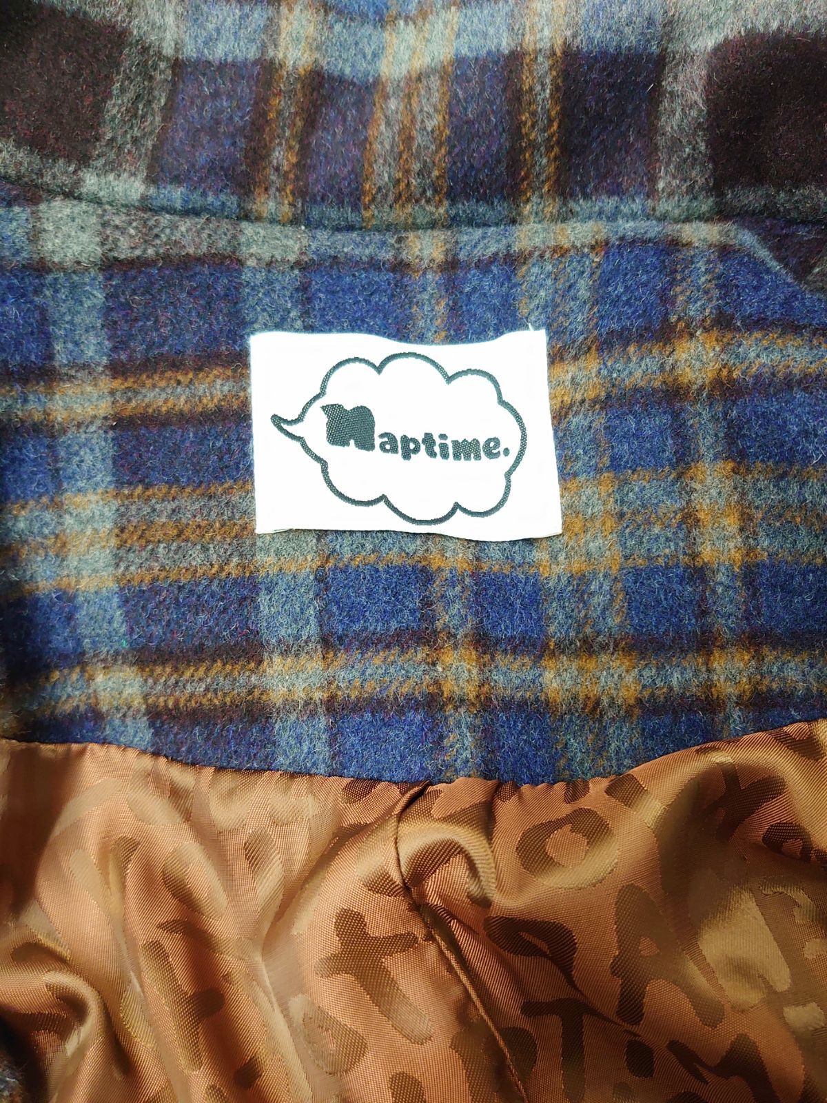 Nissy Naptime ロングコート チェック Mサイズ - メルカリ