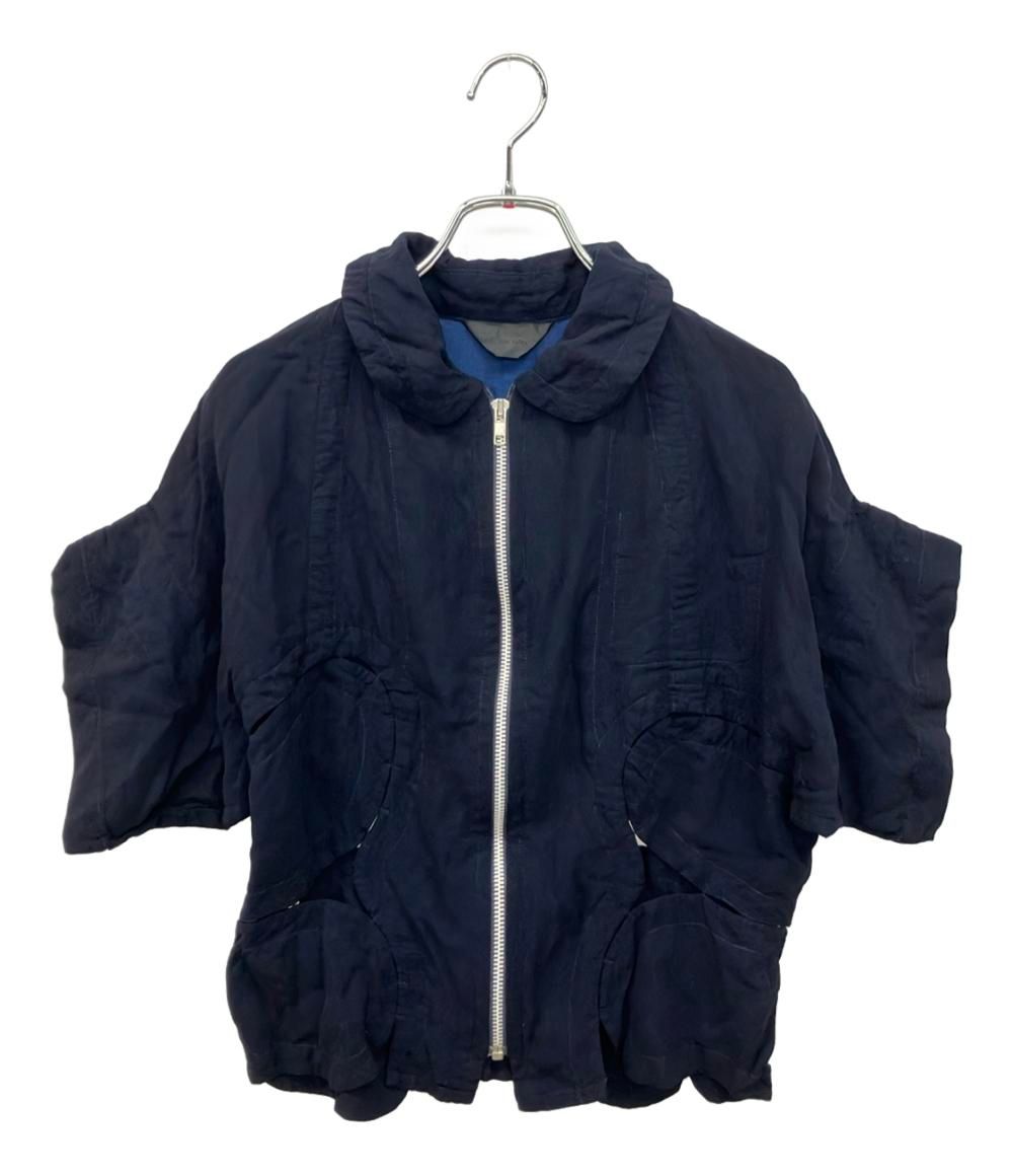 コムデギャルソン 半袖ジップアップブルゾン レディース COMME des GARCONS